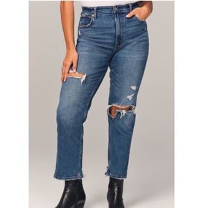 Abercrombie Ankle Straight Jeans